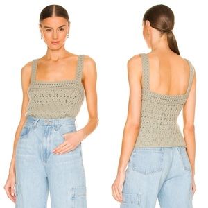 NWT Vince Crochet Cami Top in Aritchoke Women’s Sz X-Small